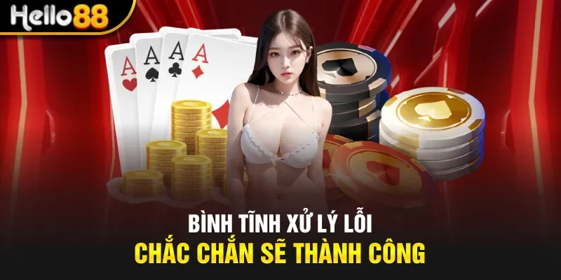 Bình tĩnh xử lý lỗi - chắc chắn sẽ thành công